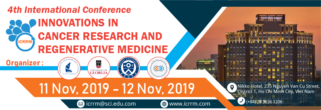 Welcome letter ICRRM2019